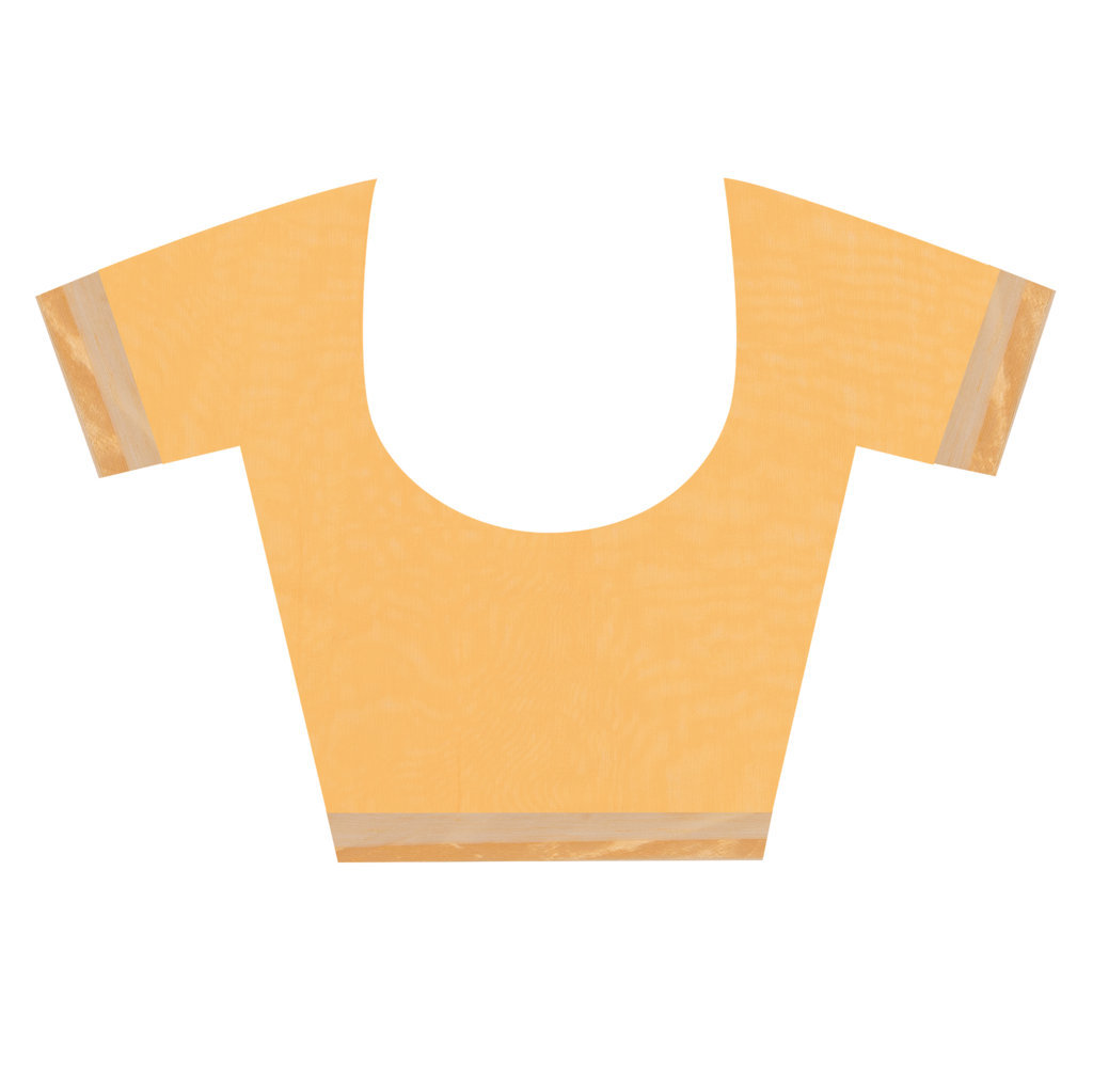 Yellow Pure Cotton Lataguti_Jmdni Jamdani Saree (688)